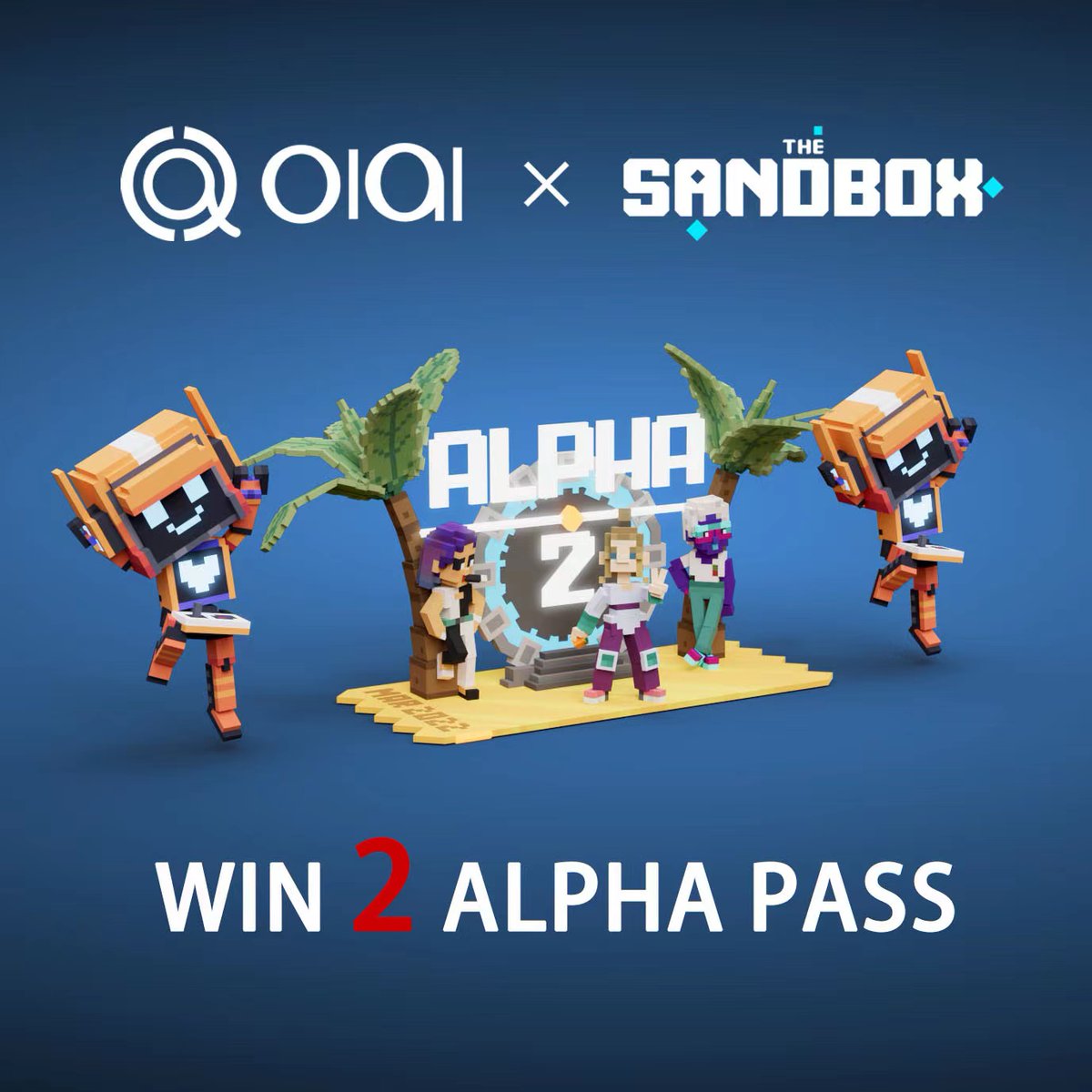 FD_Studio_'s tweet photo. 01a1 x The Sandbox Alpha Pass Giveaway Day4 🎆

My favorite asset in #SandboxAlphaS2 is lost, can you find it in @TheSandboxGame? Finish the following tasks to win an Alpha Pass (you can get up to 1,000 SAND) 

The giveaway will run for only 24 hours, ACT NOW🤩

See instruction👇🏻 https://t.co/BpmPfeUUzq