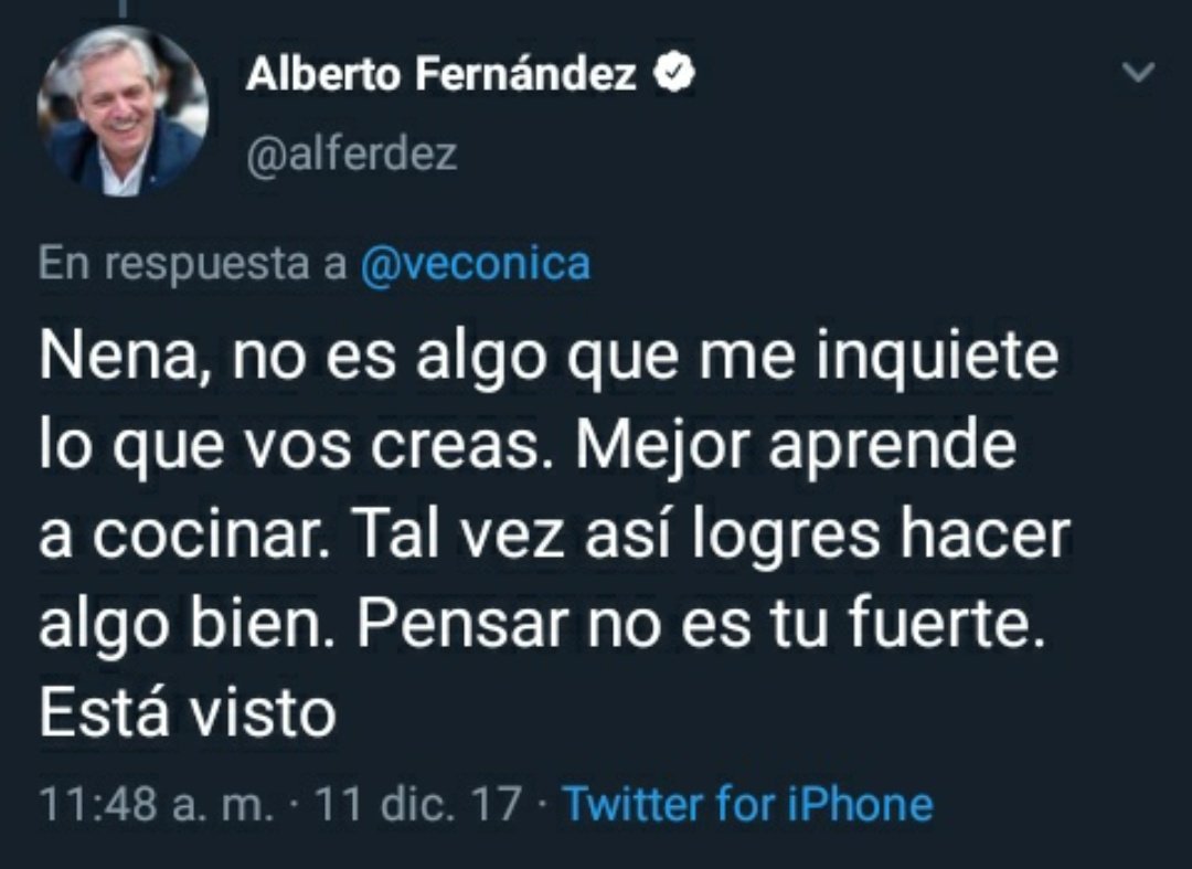 puffy_bernhardt's tweet photo. @alferdez “Reflexionemos también nosotros, los varones”
El presidente: https://t.co/rvPmSmMYct