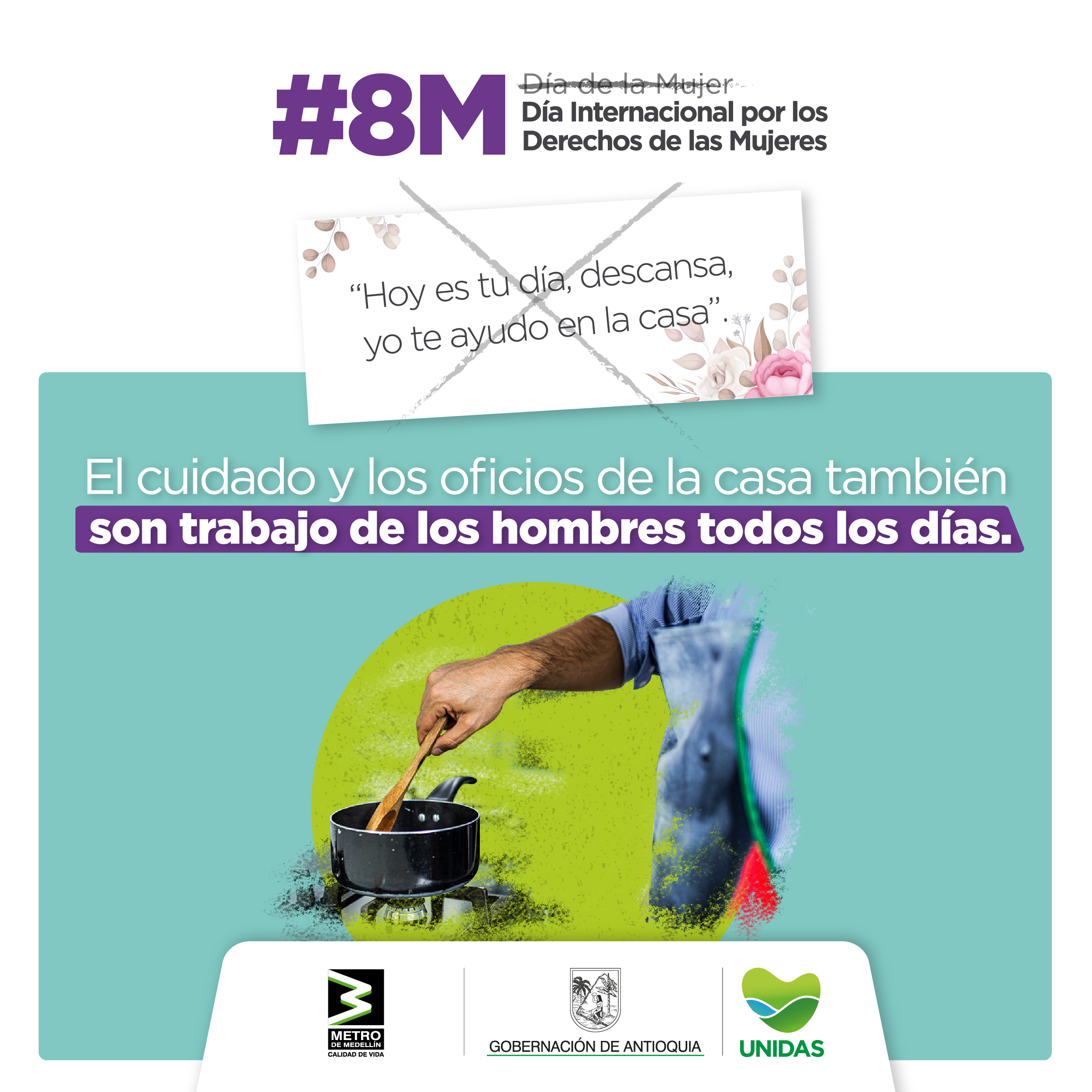 Metro de Medellín 💚 #CulturaMetroSoyYo on X: Que este #8M sea el momento  para conectarnos desde la reflexión en torno al reconocimiento del cuidado  como un derecho y un trabajo que debe