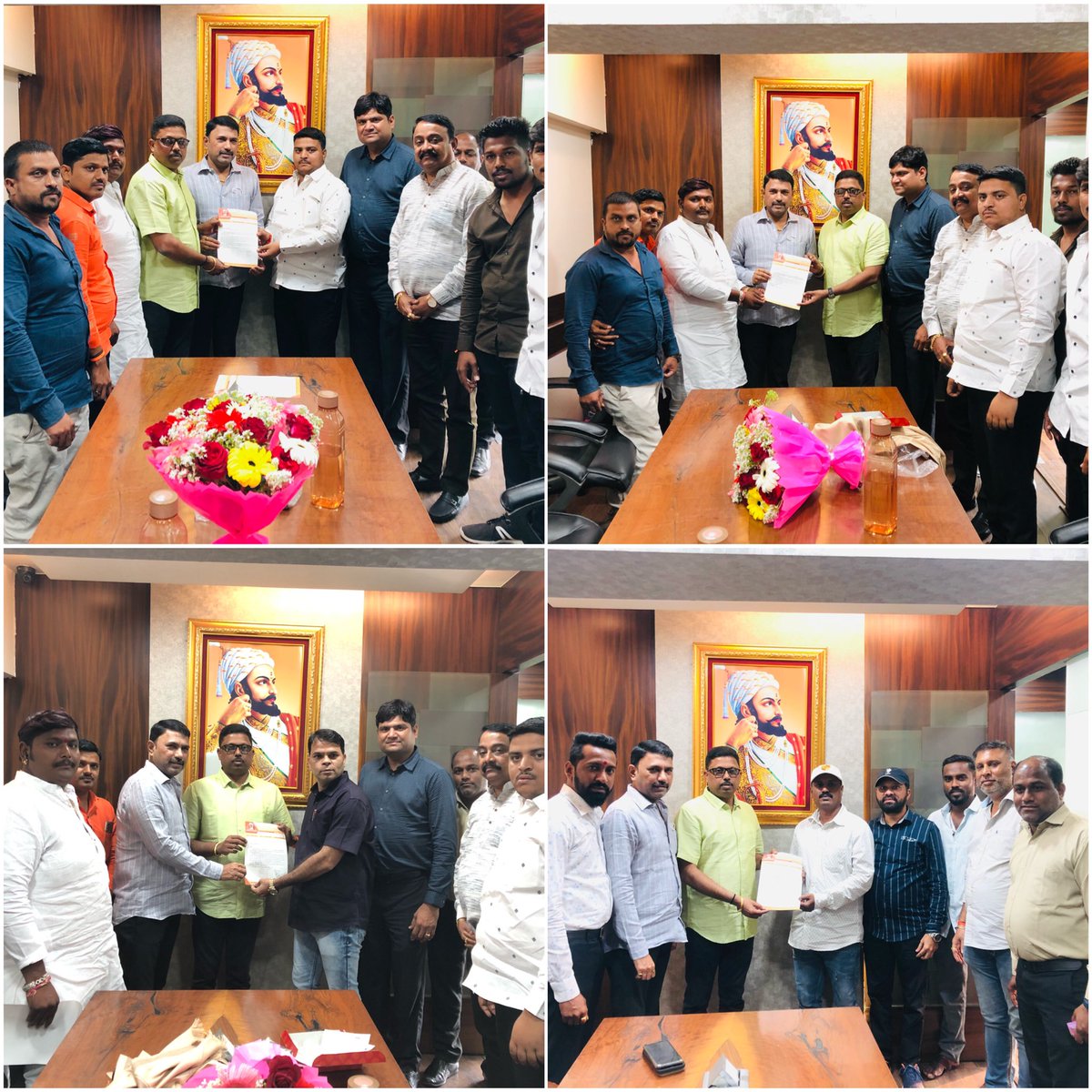 भा.का.सेना महासंघ संलग्न महाराष्ट्र शिव माथाडी कामगार सेनेचे अध्यक्ष श्री.निलेश भोसले, महाराष्ट्र शिव माथाडी कामगार सेना प्रमुख संघटक श्री.सुशील भाई कारखानीस यांच्या नेतृत्वाखाली संघटनेच्या पदाधिकाऱ्यांची नियुक्ती करण्यात आली.<a href="/AUThackeray/">Aaditya Thackeray</a> <a href="/AGSawant/">Arvind Sawant</a> <a href="/AhirsachinAhir/">Sachin Ahir</a>