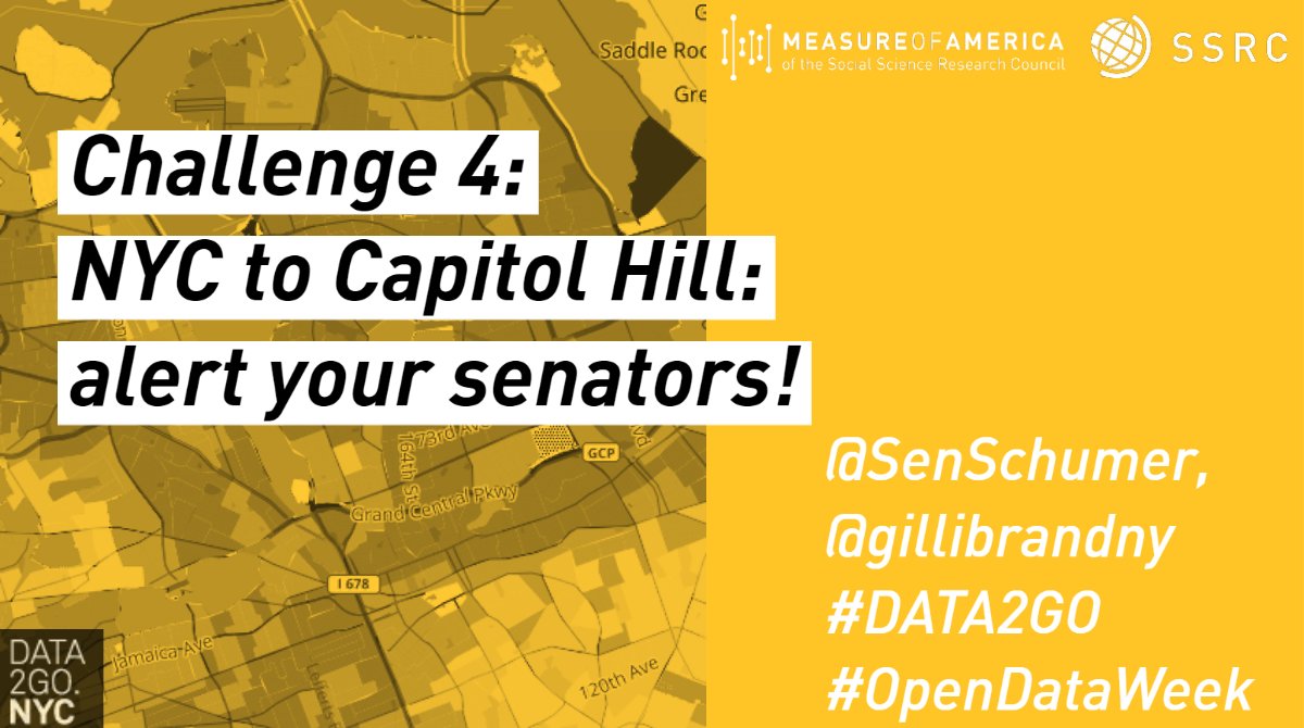 MOA_org's tweet photo. Challenge 4: Use the “Share” button on https://t.co/UmLFUblucu to copy a link to a data point you think deserves national attention. Tweet the link to Senators @SenSchumer or @gillibrandny and be sure to add the hashtag #DATA2GO https://t.co/ps5PcKT441