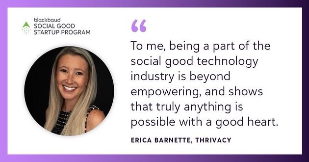 Happy #InternationalWomensDay! As the VP of Marketing of @MyThrivacy and a July 21’ cohort member in @Blackbaud's Social Good Startup Program, I'm sharing what it means to me to be a female leader in #socialgood #technologyindustry - read more here: bit.ly/3KuTFaj