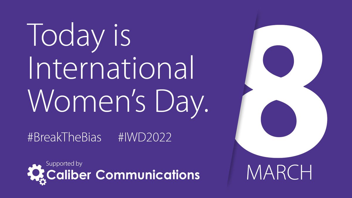 Imagine a gender equal world. A world free of bias, stereotypes, and discrimination. A world that is diverse, equitable, and inclusive; where difference is valued and celebrated.

Today is International Women’s Day #IWD2022. Together, we can forge women’s equality. #BreakTheBias