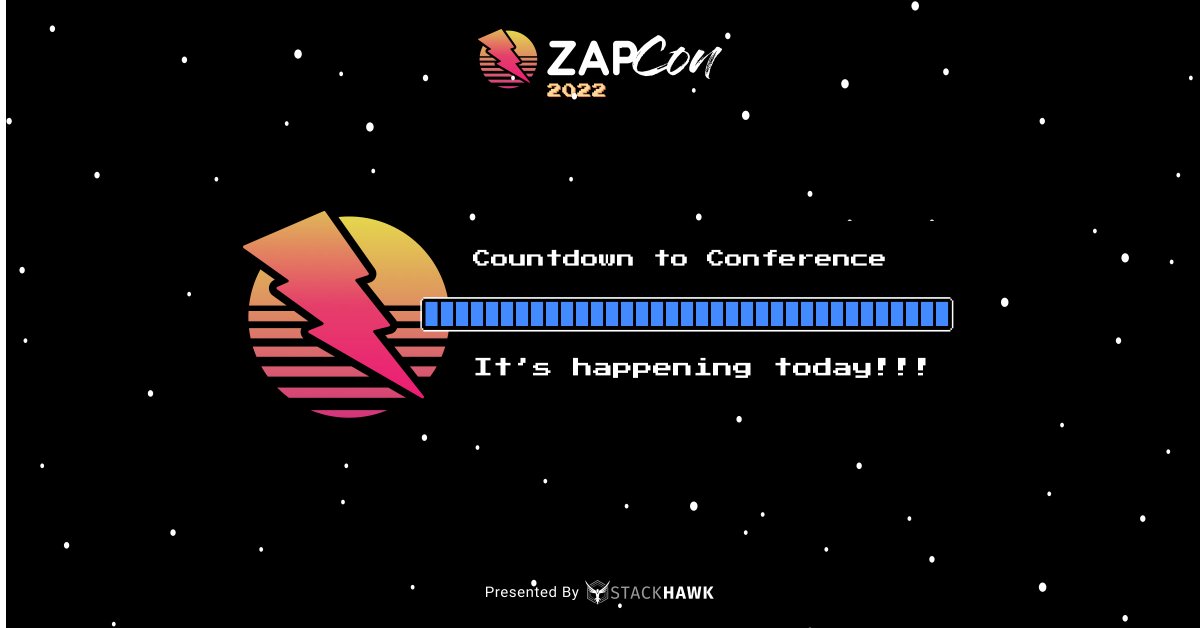 ZAProxyCon's tweet image. It&apos;s official: #ZAPCon 2022 is starting now! Tune in: zapcon.io