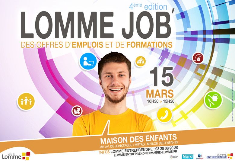 departement59's tweet photo. 📢 À vos CV ! Vous êtes à la recherche d'un emploi ou d'une formation ? Participez au salon Lomme Job'.

Filières représentées : fonction publique, milieu hospitalier, logistique, agroalimentaire, hôtellerie, services à la personne...

🗓️ 15/03
📍 Lomme
👉 https://t.co/uoZpM2W3X1 https://t.co/ZZulkivRXI