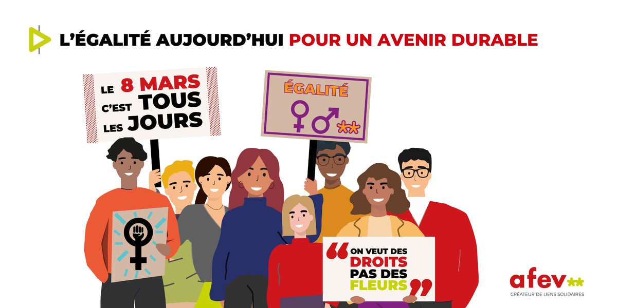 Toutes et tous mobilisés pour l'égalité #8mars💪
Toute l'année, nos volontaires <a href="/ServiceCivique/">Service Civique</a> mènent des actions dans les établissements scolaires en faveur de l'#EgaliteFemmesHommes &amp; construisent des ateliers, #escapegame, ciné-débats pour sensibiliser les + jeunes!#StayTuned