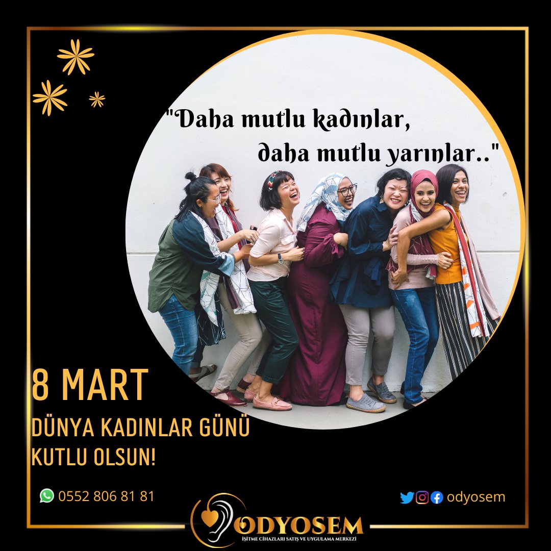 Odyosem's tweet photo. 'Emek veren ellerin dert görmediği' daha mutlu yarınlara 😊 8 Mart Dünya Kadınlar Günü kutlu olsun 🌸💐

#8mart #dünyakadınlargünü #worldwomensday #8march #8marchwomensday #isitme #işitmekaybı #işitmecihazı #hearing #hearingaids #hearingloss #tinnitus #odyoloji #audiology #düzce https://t.co/8JLZgjtMkz