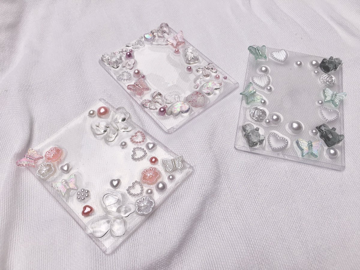 wolbyeongi's tweet photo. — * ੈ✩‧₊˚ (*ﾟ▽ﾟ)ﾉ[♡] mail

THESE ARE ABSOLUTELY SOME CUTE TOPLOADERS (♡ε♡) wanted a resin toploader for awhile and I'm so glad to have found an acc that sells affordable yet very cute toploaders ^^ tysm @resinnabiph~ will definitely buy more in the future! https://t.co/9Xpf6zfv46