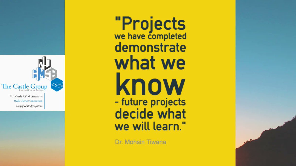 WJCastleGroup's tweet photo. "Projects we have completed demonstrate what we know. Future projects decide what we will learn." ~Dr. Mohsin Tiwana

#castlegroup #engineering https://t.co/iwXKl9zwBB
