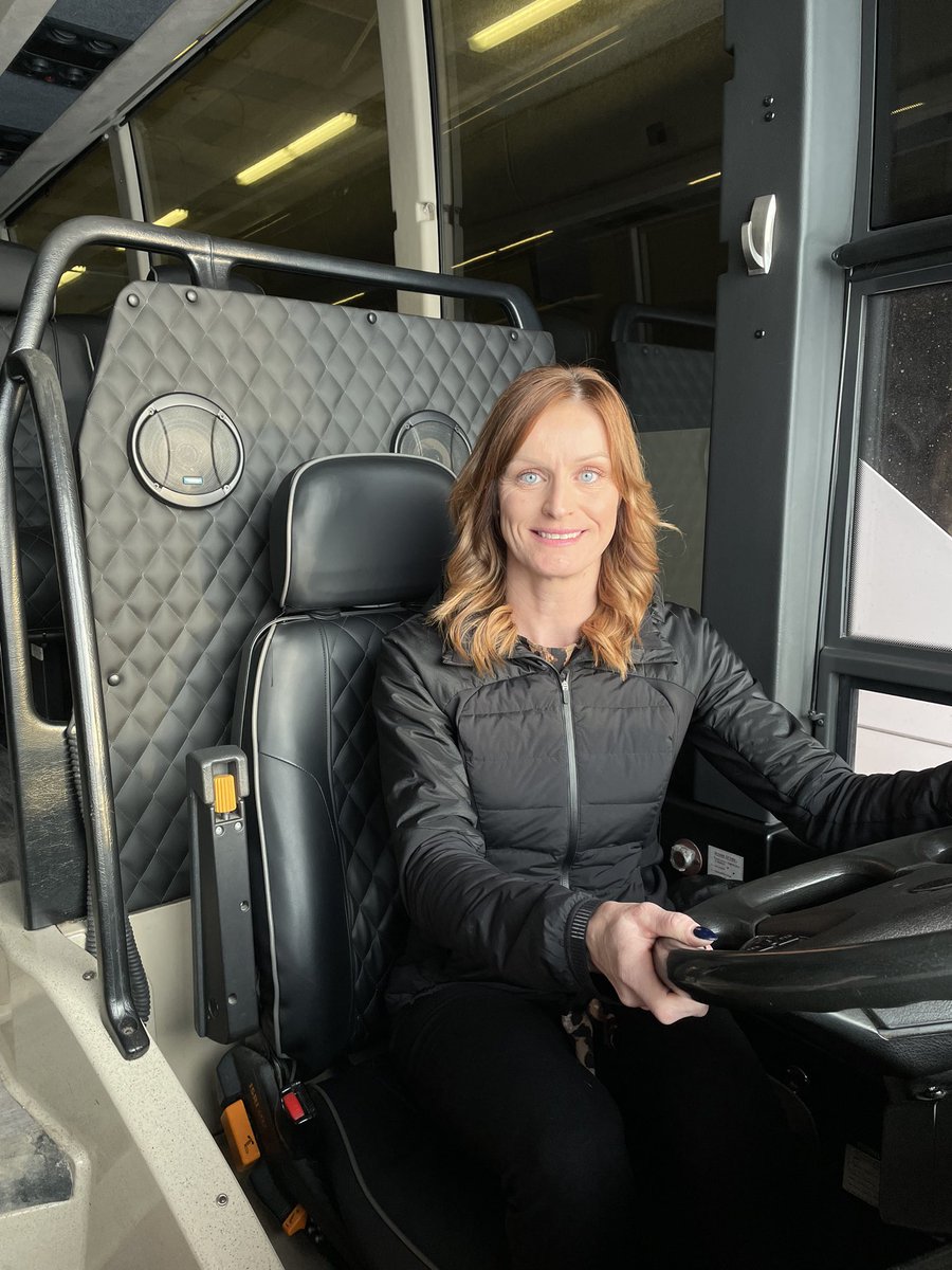 🎉 Title Change Alert 🎉

Jen has gone from Owner to Owner Operator! That’s right… there’s another new driver at Compass! Big congratulations to Jen for upgrading her license to a Class 2 with air endorsement!
#InternationalWomensDay2022
#WomenInBusing #BusCharter #Proud #bdnmb