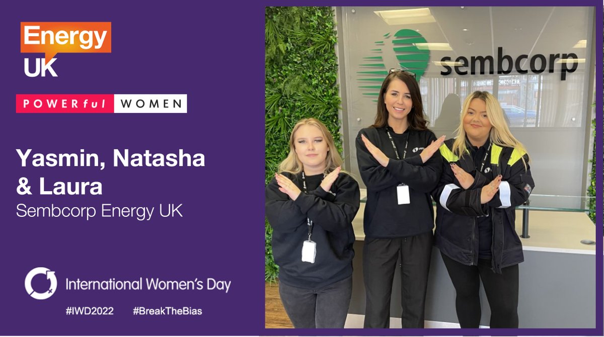 EnergyUKcomms's tweet photo. Who else is striking the pose this #IWD2022? Our colleagues at @sembcorp are joining forces with us and multiple other organisations to #breakthebias https://t.co/URwu1U8G2S