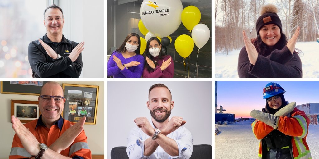 agnicoeagle's tweet photo. In celebration of #InternationalWomensDay, #AgnicoEagle employees around the world struck a pose to celebrate women's achievements and collectively raise awareness against bias. Click here to view the full photo album on Facebook: https://t.co/triDVItUis #IWD2022 #BreakTheBias https://t.co/50wNU6m4WT