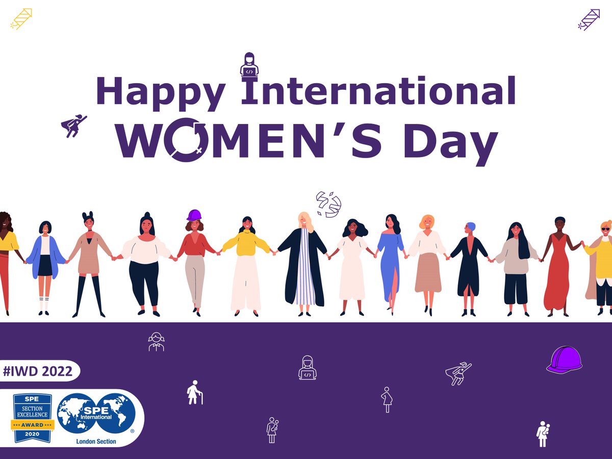 SPELondon's tweet photo. Happy International Women’s Day to all women!

We deeply appreciate the women in SPE London Section, the energy industry and all women around the world.

#internationalwomensday2022  #iwd2022 #breakthebias #SPELondon https://t.co/nJ2yFpxwLd