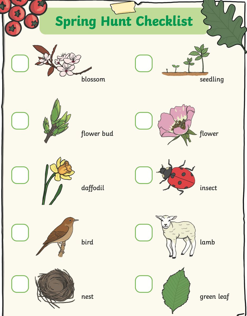 With the sun slowly starting to come out, it's the best time to get out and about!🌞

Take a screenshot or use our checklist as inspiration for your explore, let us know how much you find🔍