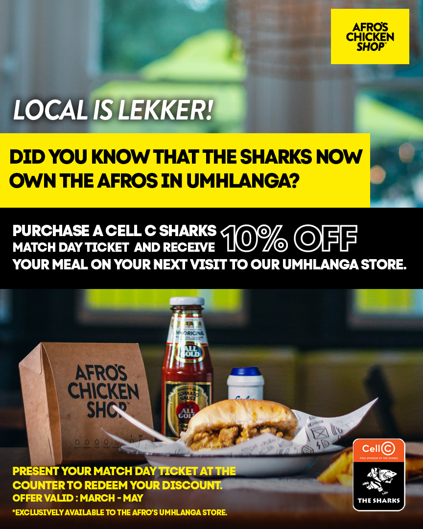 The Sharks on Twitter "Got your ticket to Fridays game? Present your ticket at our Afros