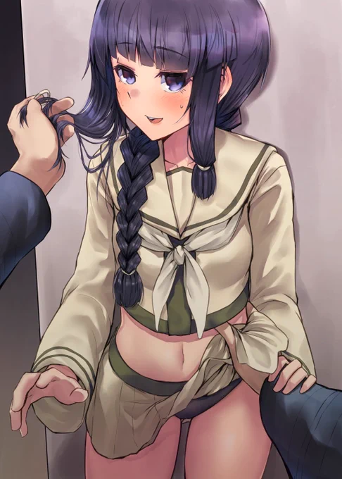 俺はもう寝るから大分前に描いたやらしい北上様でも見てってくれ 