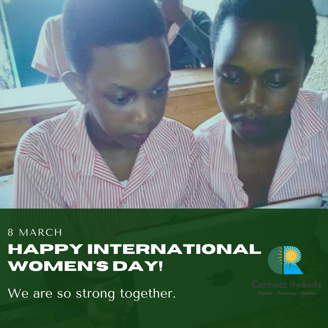 rwandaconnected's tweet photo. Happy International women’s day. At Connect Rwanda, we believe in equal rights for every child. We continuously forge positive visibility of girls and children in general.
#ConnectRW #IWD2022 https://t.co/UyVC2AguBF