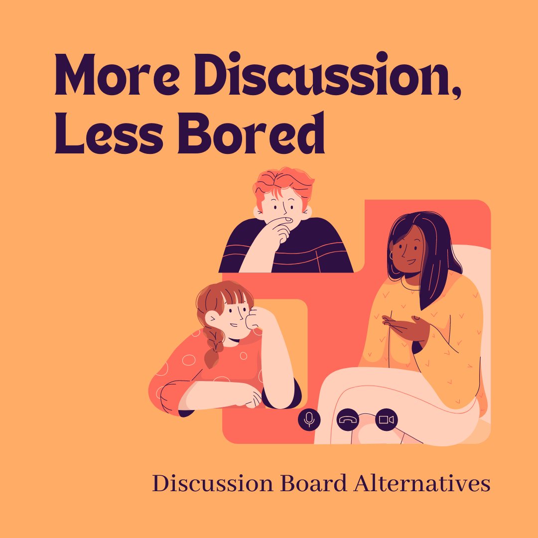 For many classes, #discussionboards often operate as the primary means of assessing a student's participation and preparation for class. This article is titled 'More Discussion, Less Bored' as a play on the disconnect found... buff.ly/3HXdtl8
