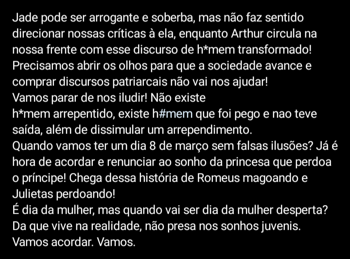 Somos gigante e estamos lutando pra caralho pra ela ficar. Mas infelizmente isso aqui é muito real, uma pena. Um dia vai ser melhor ❤️