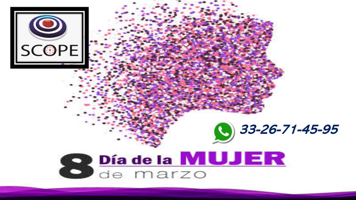 MKT_SCOPE's tweet photo. Feliz día les desea SCOPE 👌🎯🤝

#FelizDiaDeLaMujer , #GDL , #mercadotecnia , #MKTINGNEURO , #AMOR , #felicidad https://t.co/uNv6HiYjMG