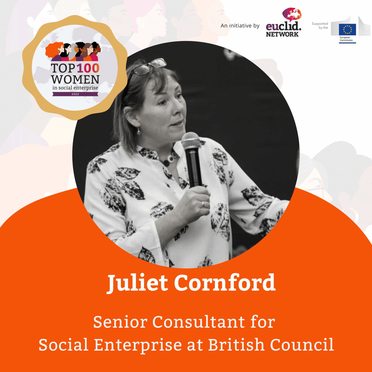 It is an honour to be named as one of the Top 100 Women in Social Enterprise 2022. The list celebrates achievements of women changemakers and spotlights our role as sector leaders. You read about all the fellow awardees 👉bit.ly/top100women2022  <a href="/euclidNetwork/">Euclid Network</a> @socentglobal