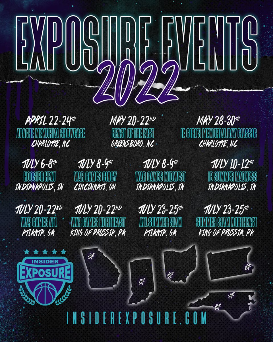 InsiderExposure's tweet photo. The Beast of the East, May 20-22 in Greensboro is now officially APPROVED by the NCAA.  

Over 150 teams already committed including some top EYBL, UAA and independent clubs!!  We will sell out soon.  

Join them - https://t.co/3mc8WxboON https://t.co/BUhfFKlT7O