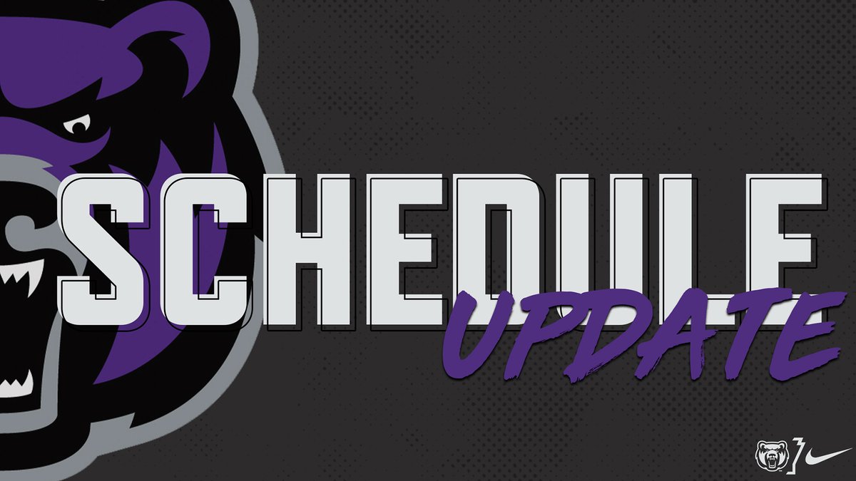 UPDATE: The UCA-Little Rock game has been moved to 4 pm Wednesday at Bear Stadium. Round 1 of the <a href="/I40_Showdown/">Governor's I-40 Showdown</a>  See you there! #BearClawsUp