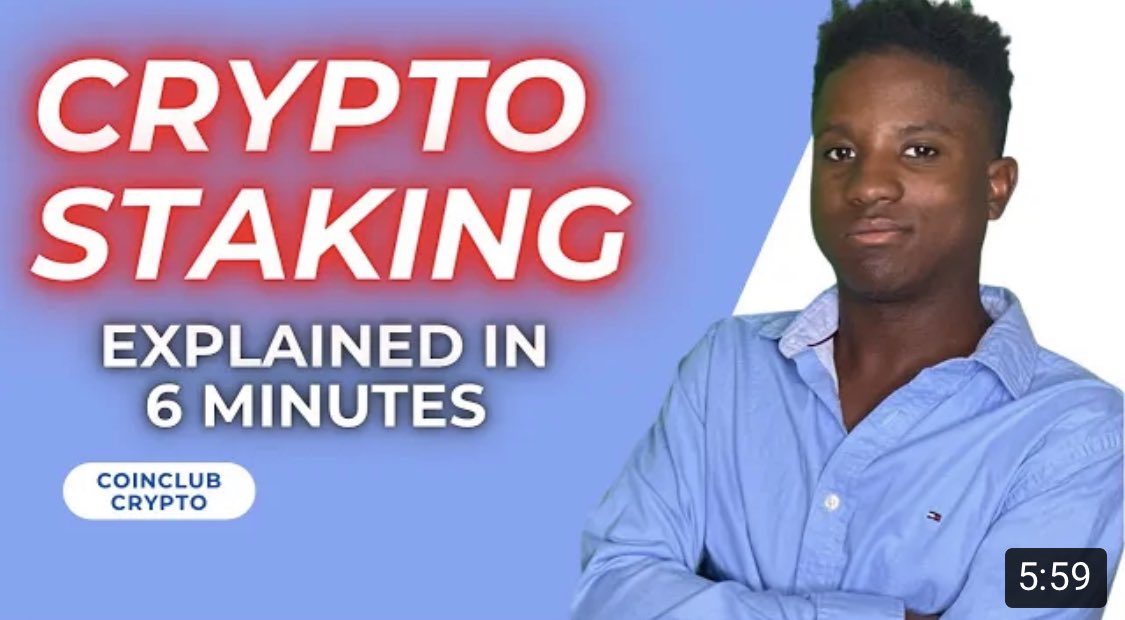 TheOfficial_FFG's tweet photo. 🔷What Is Crypto Staking And How is it Different From Lending? https://t.co/M85vezEiIY via @YouTube @CoinClubQuincy #StakingRewards #Staking #CoinClubCrypto #Cryptoviewing https://t.co/VZ2RwJC59g