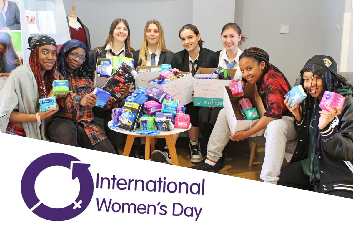 Happy International Women's Day 2022! Today, our Sixth Formers dressed in a non-stereotypically feminine manner. Pupils also donated numerous boxes of sanitary products to the Bromley Hygiene Bank <a href="/BankThehygiene/">Thehygiene Bank</a> to help women in need. #IDW2020