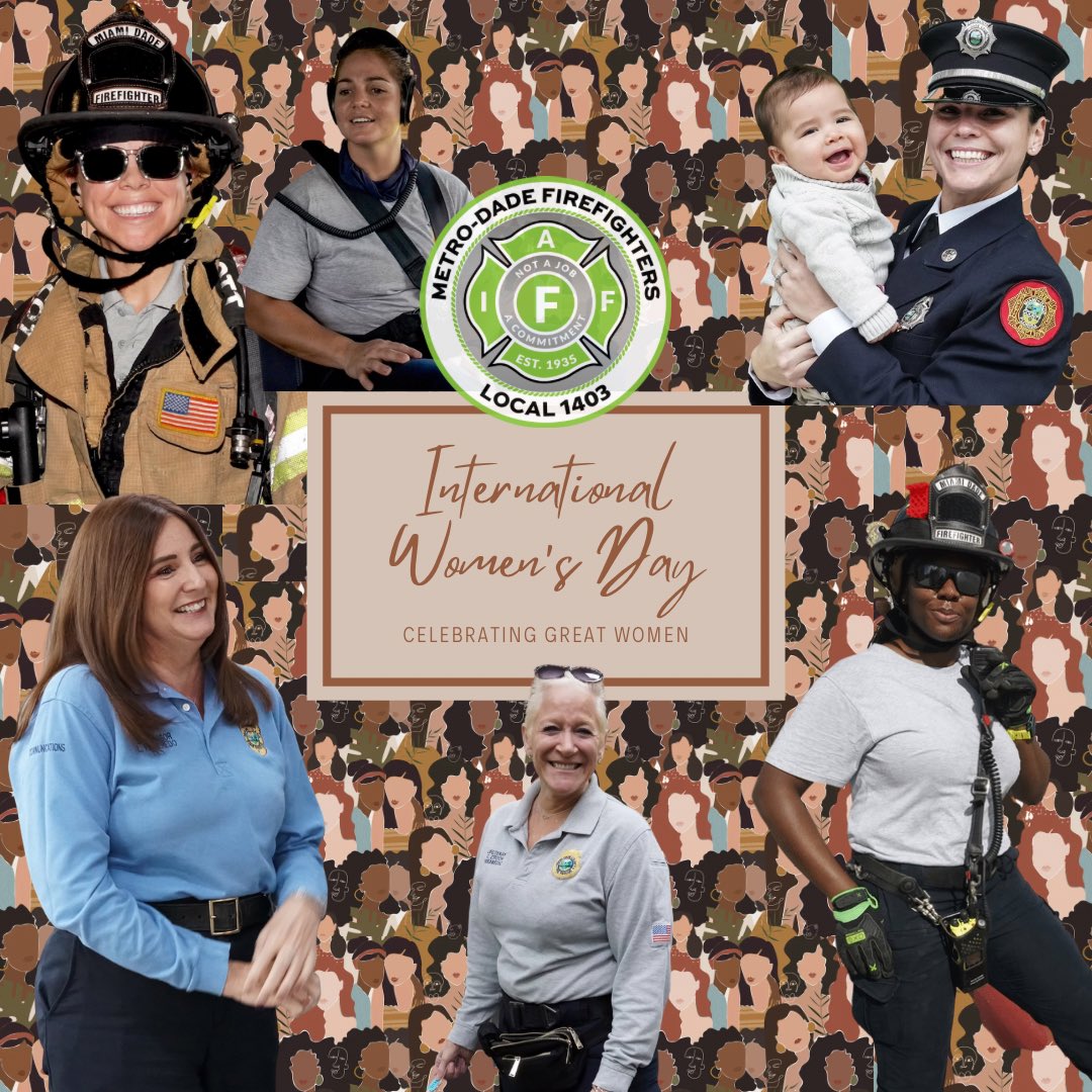 Local1403's tweet image. In honor of International Women’s Day, #Local1403 celebrates the achievements of women in uniform who proudly serve day in and day out to protect our community! #internationalwomensday #MDFR