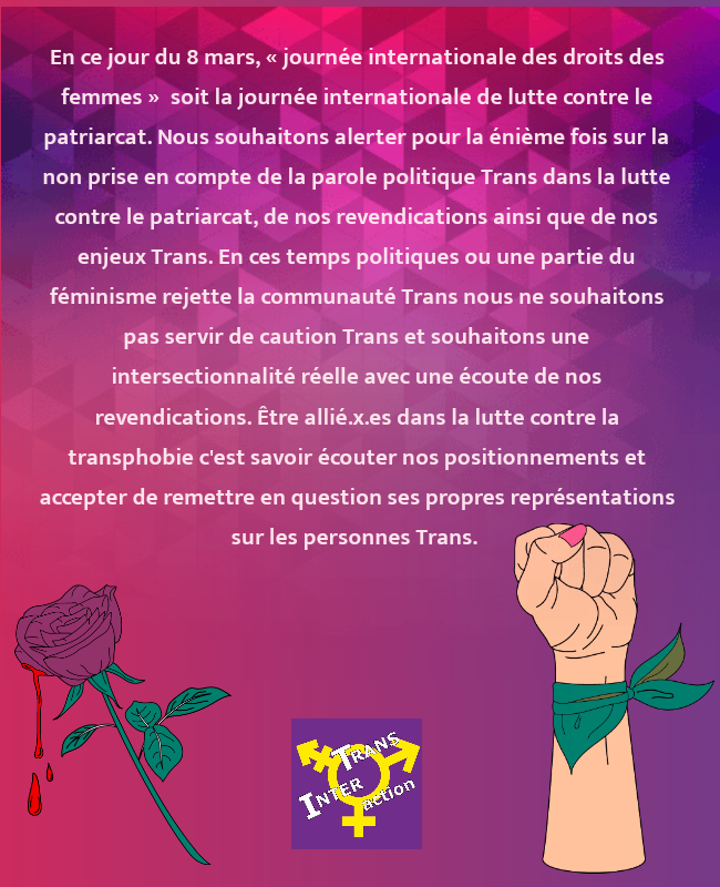 TRANS INTER action tweet media