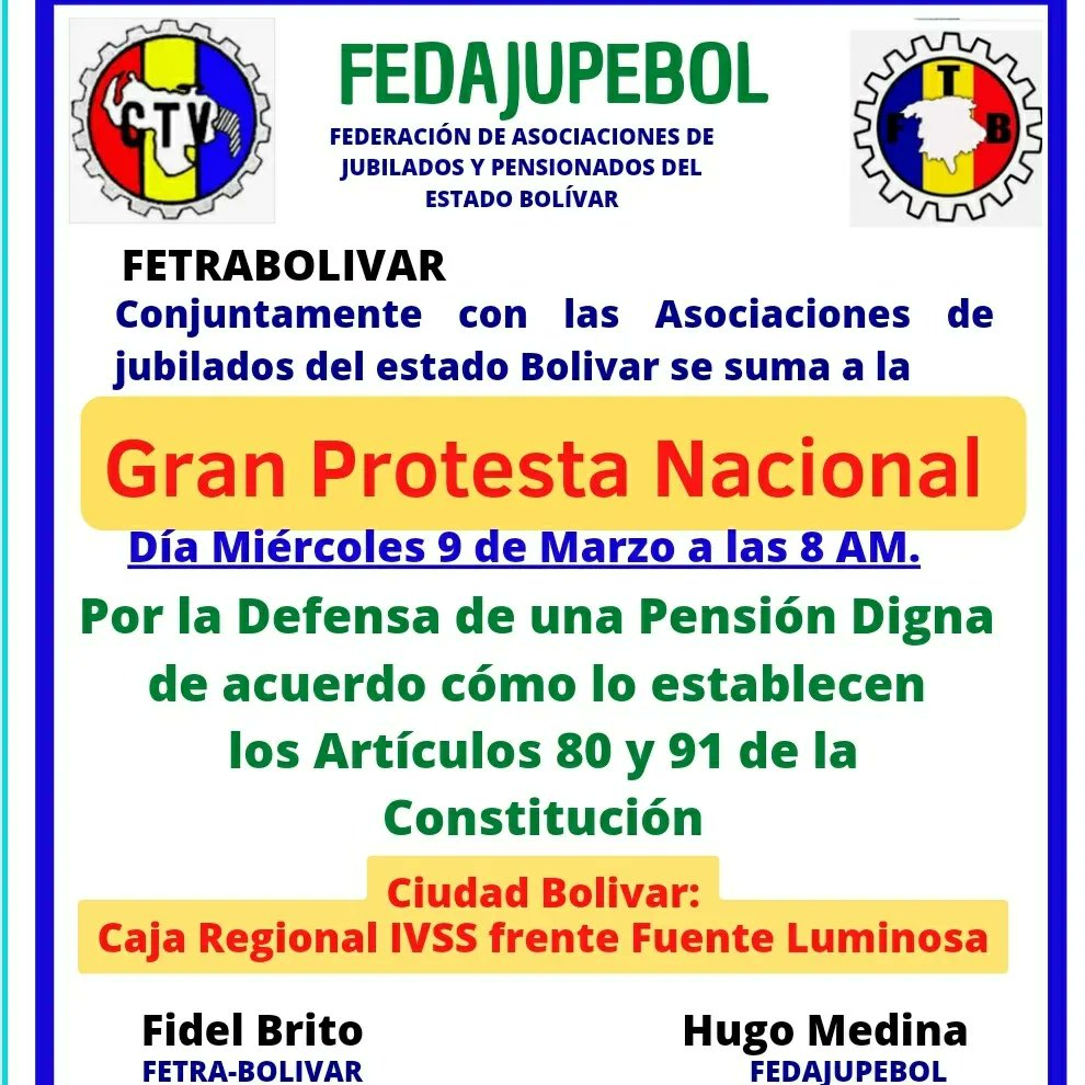 CTV Fetrabolivar (@ctvfetrabolivar) on Twitter photo 