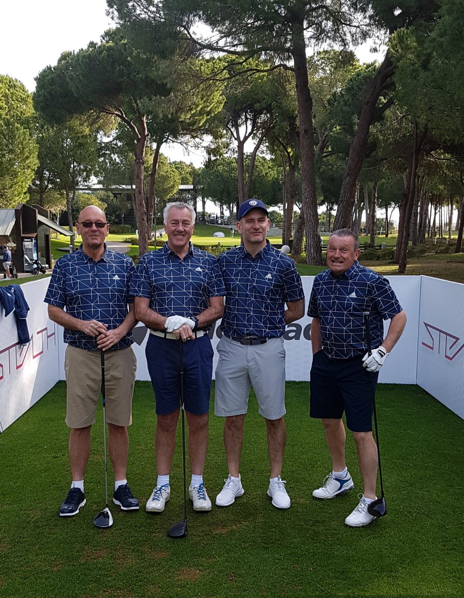 AndyRhodesPGA's tweet photo. Terrific day 2 of @TGI_Golf Team Challenge @GloriaResort New Course Texas scramble. Another outstanding venue and all set for the main event starting tomorrow #TCXII with @chuckiep32 @leeholmes456 https://t.co/Bv2GAxE40A