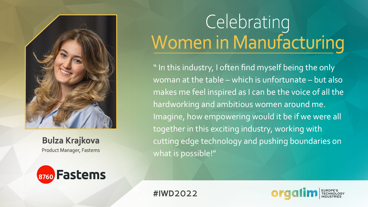 We are happy to share the stories of brilliant women in #tech and manufacturing industries on this #IWD2022 .
Now it's the turn of Bulza Krajkova, Product Manager at <a href="/fastems/">Fastems</a> 👇