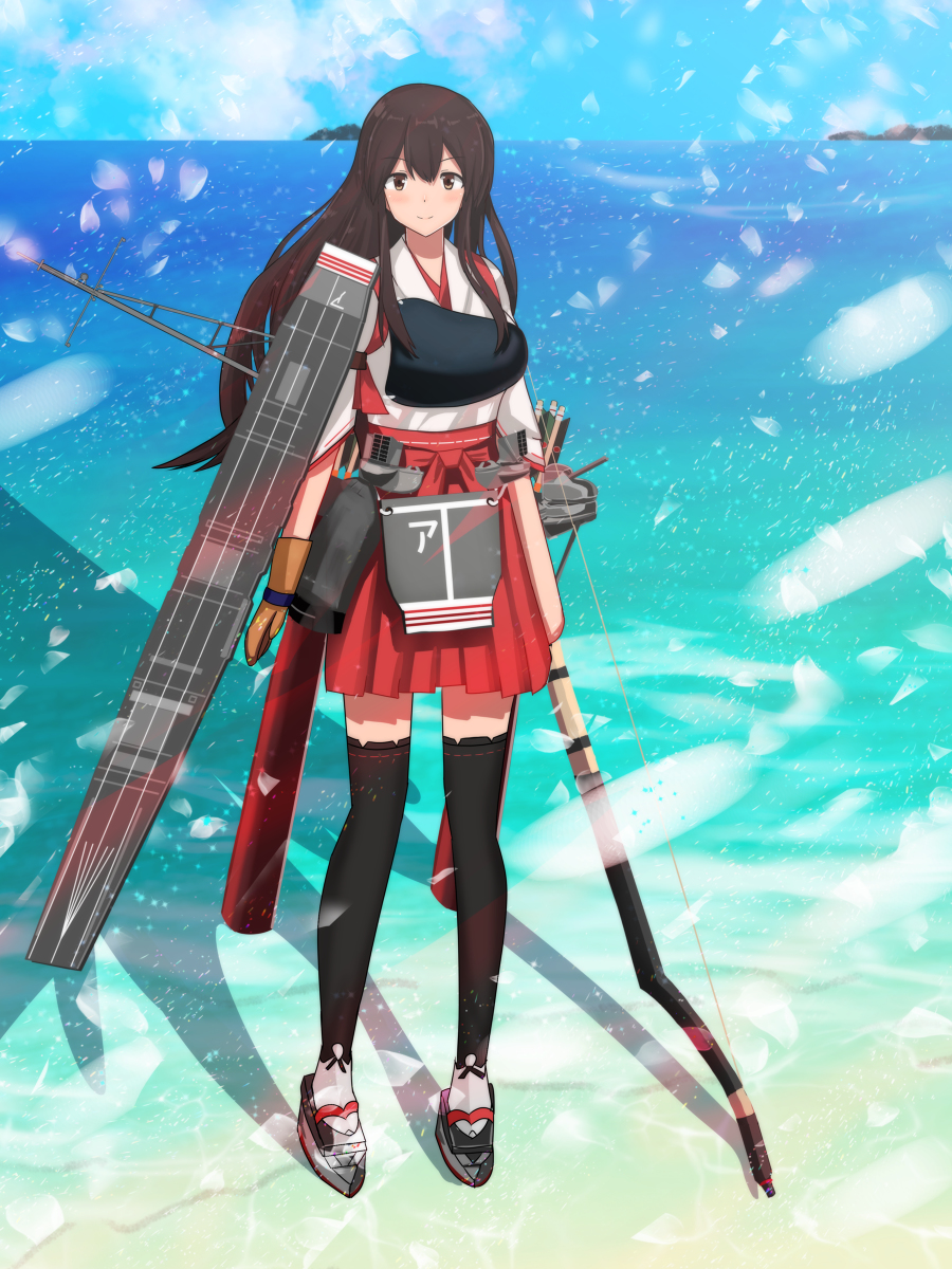 艦これ「赤城改二 #KanColle #Akagi #normal #standing 」|ろ 艦これ「赤城改二 #KanColle #Akagi #normal #standing 」|ろ