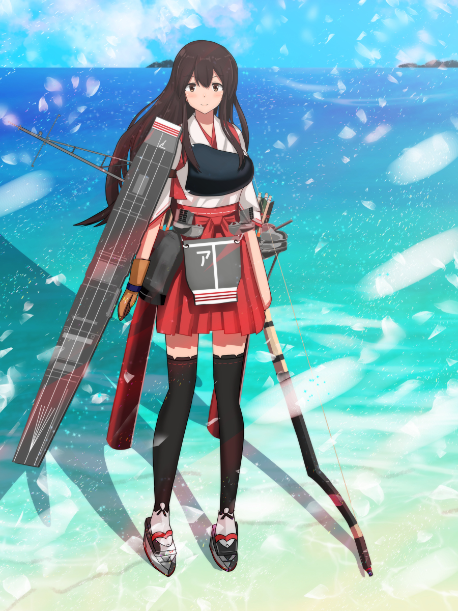 艦これ「赤城改二 #KanColle #Akagi #normal #standing 」|ろころこのイラスト