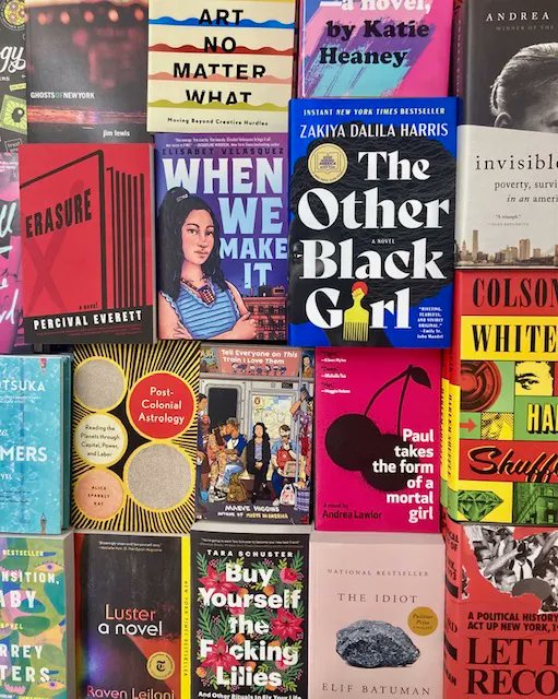 We're getting our books in a row for <a href="/hesterstfair/">Hester Street Fair</a> this weekend! Bringing a mix of staff picks &amp; finalists for the #GothamBookPrize. Stop by and see us Saturday and Sunday 12pm - 7pm at the Seaport! (We'll have our very first bookmarks to give away, too!) buff.ly/3sDIbLH