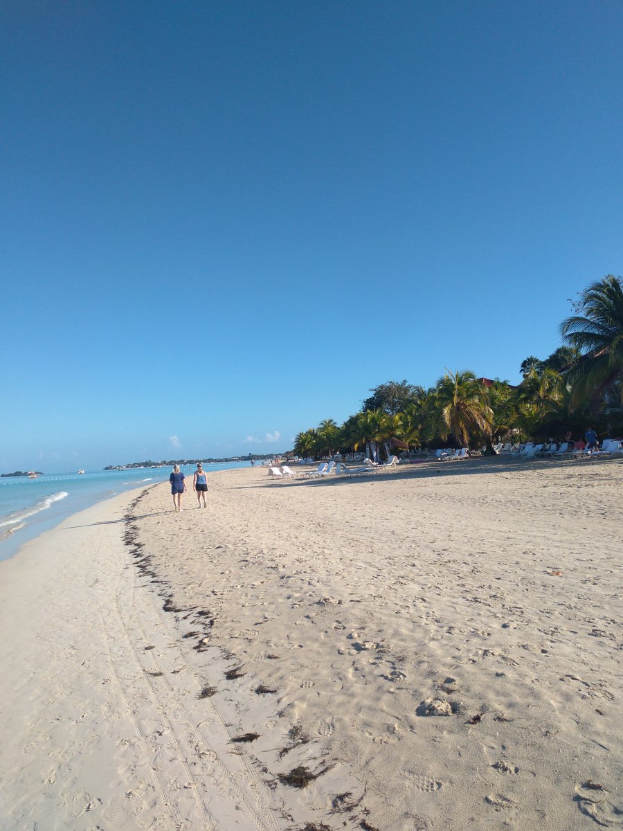 Morning walk - #7milebeach #Negril #Jamaica ... beautiful!   🇨🇦♥️🇯🇲
