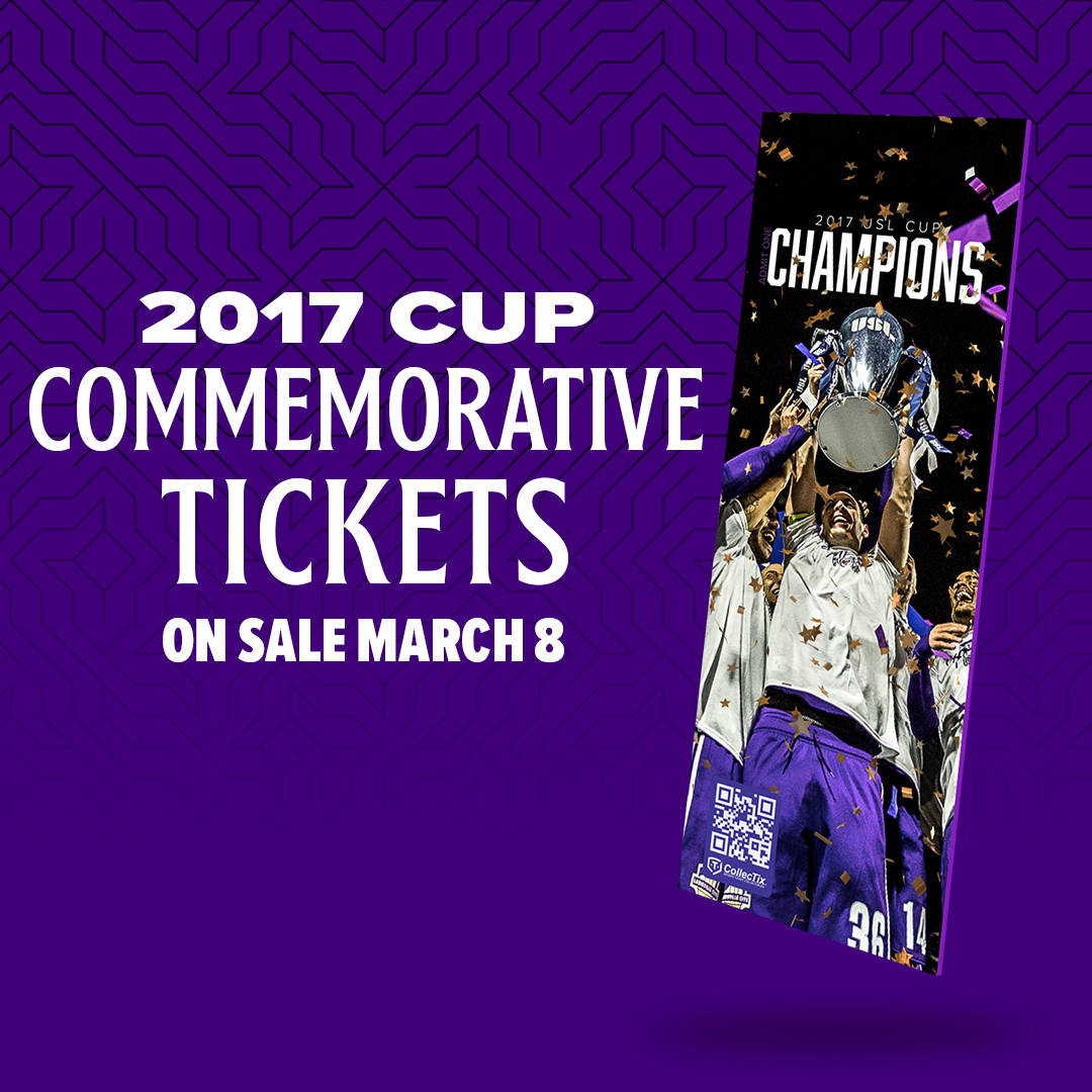 Experience our first star in a new way. 

Continuing our partnership with <a href="/SportsCollectix/">SportsCollectix</a>, our next limited edition commemorative tickets honors the 2017 USL Championship Final. 

Shop now: bit.ly/376Vlsd