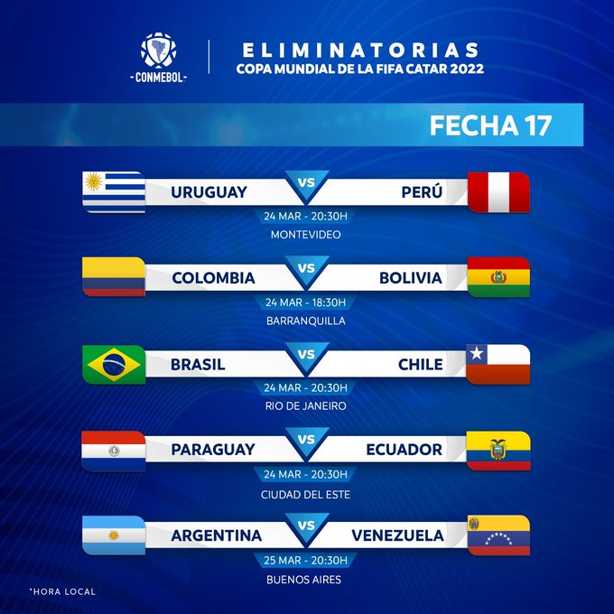 Cuando Chile Uruguay juega 2022