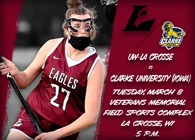 UWLAthletics's tweet photo. Game Day! It's the home opener for @UWLEaglesLax. UWL hosts Clarke University (Iowa) at Veterans Memorial Field Sports Complex. Go Eagles! https://t.co/JQYTvoXnHJ