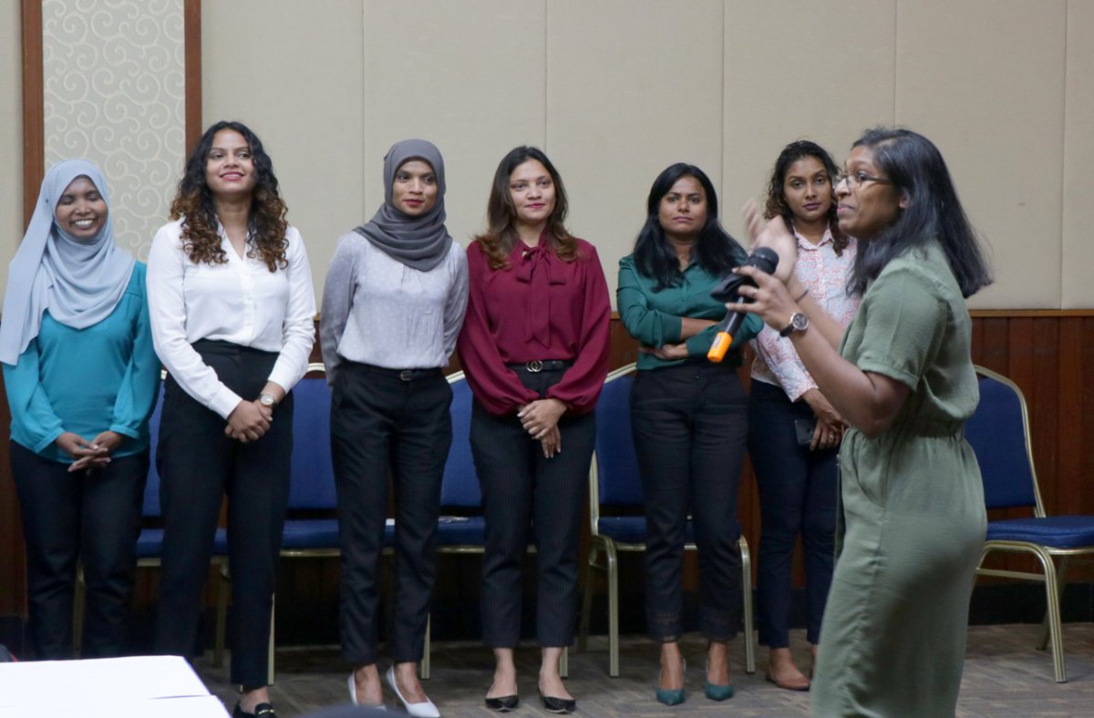 MoFAmv's tweet photo. Ministry organized an interactive session with Villa International High School students on the occasion of #IWD2022.The session was conducted by senior foreign service officers of Ministry. Topics focused on the work of Foreign Ministry, communications skills &amp; women in diplomacy https://t.co/9sqcqL04TR