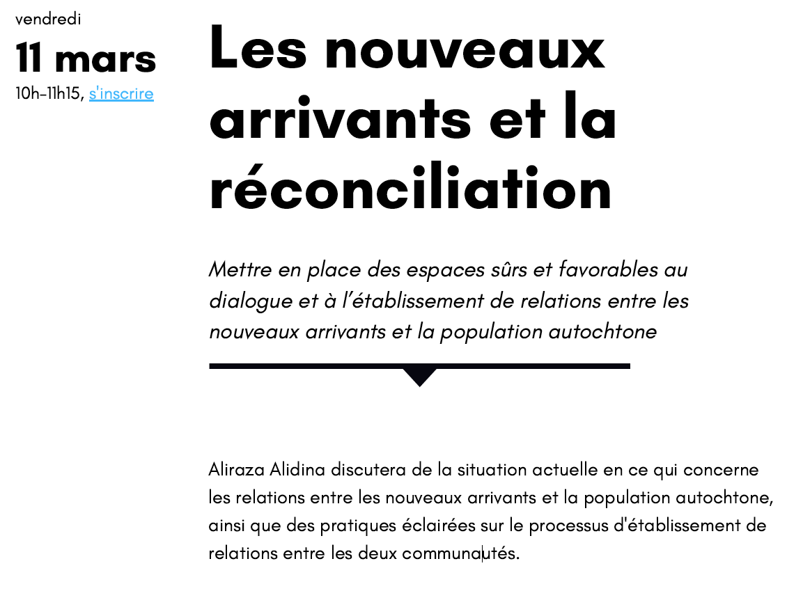 Collectif_VR's tweet photo. Conférence d’Aliraza Alidina, Chercheur pour le Bureau du Protecteur des enfants et des jeunes du Manitoba
Vendredi 11 mars 10h-11h15 (HNC)
Pour s'inscrire: https://t.co/puoT9BB103

#immigration #reconciliation #frcan #frmb https://t.co/tE9tOAWuDK