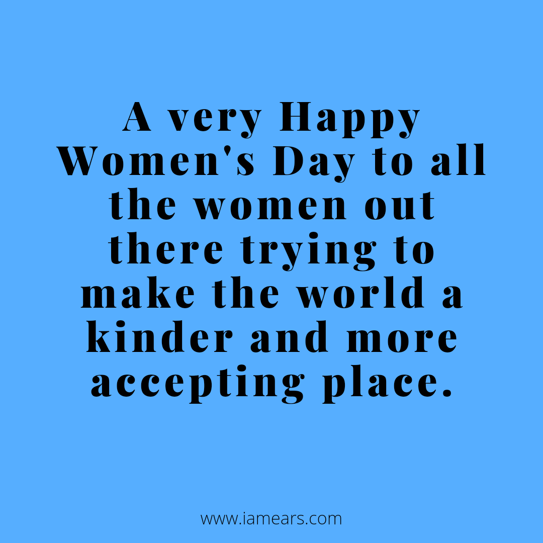 Iamears2's tweet photo. No matter what stage of life you are in, you deserve to be celebrated - not just today, but every single day. A very Happy Women's Day to all the women out there.🙌

#Mentalhealth #WomensDay #WomensDay2022 #HappyWomensDay2022 https://t.co/yRi1hCvSqw