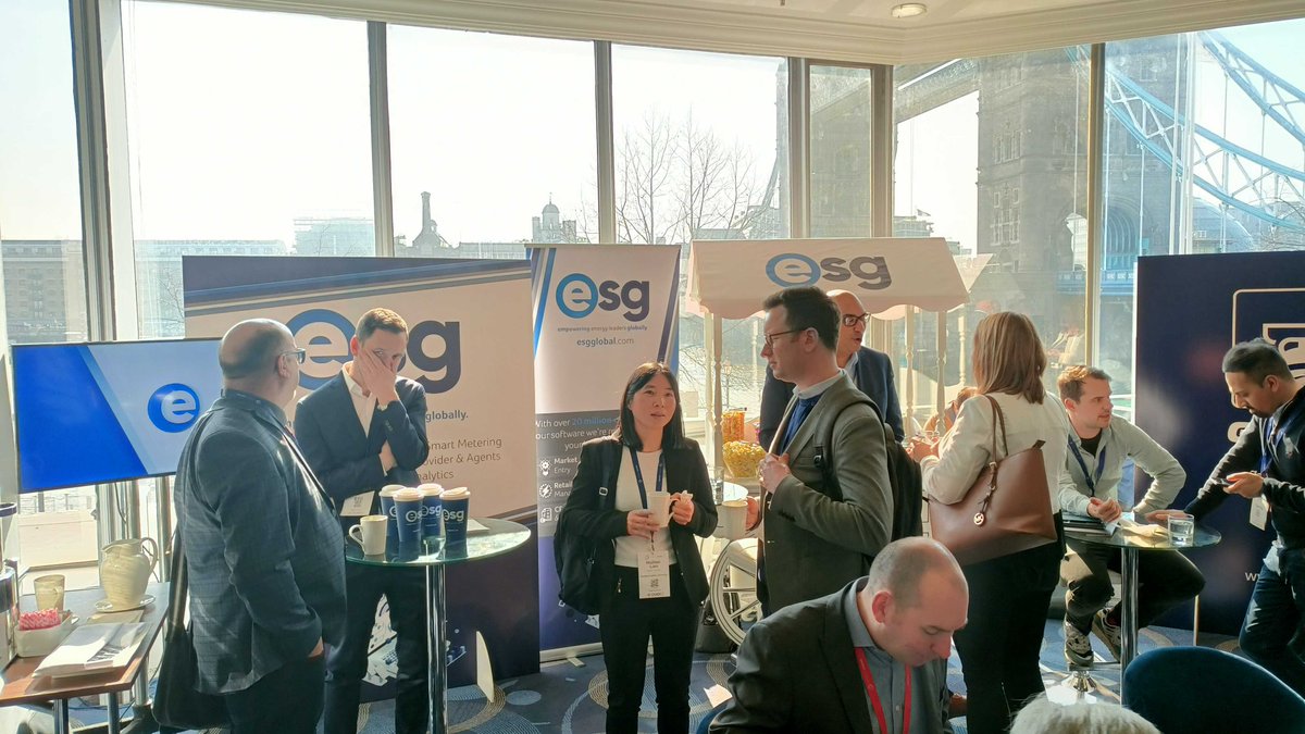 Day 1 of <a href="/FutureofUtils/">Future of Utilities</a> : Smart Energy is well underway.

If you're attending, make sure you visit pod number 6 to chat with our ESG team!

#energy #events #energyevent