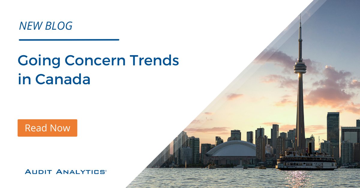 In 2020, more than half of Canadian companies received a going concern opinion. Check out our latest blog to learn more about recent going concern trends in Canada.

bit.ly/3t1HYCt

#auditopinions #goingconcerns #canada