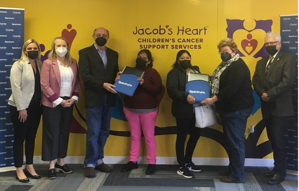 Thank you, <a href="/SenJohnLaird/">Senator John Laird</a>, for helping us present Jacob’s Heart with a Spectrum Digital Education grant. This support will help them continue to provide families of seriously ill children with resources to help them communicate with doctors and access online counseling.