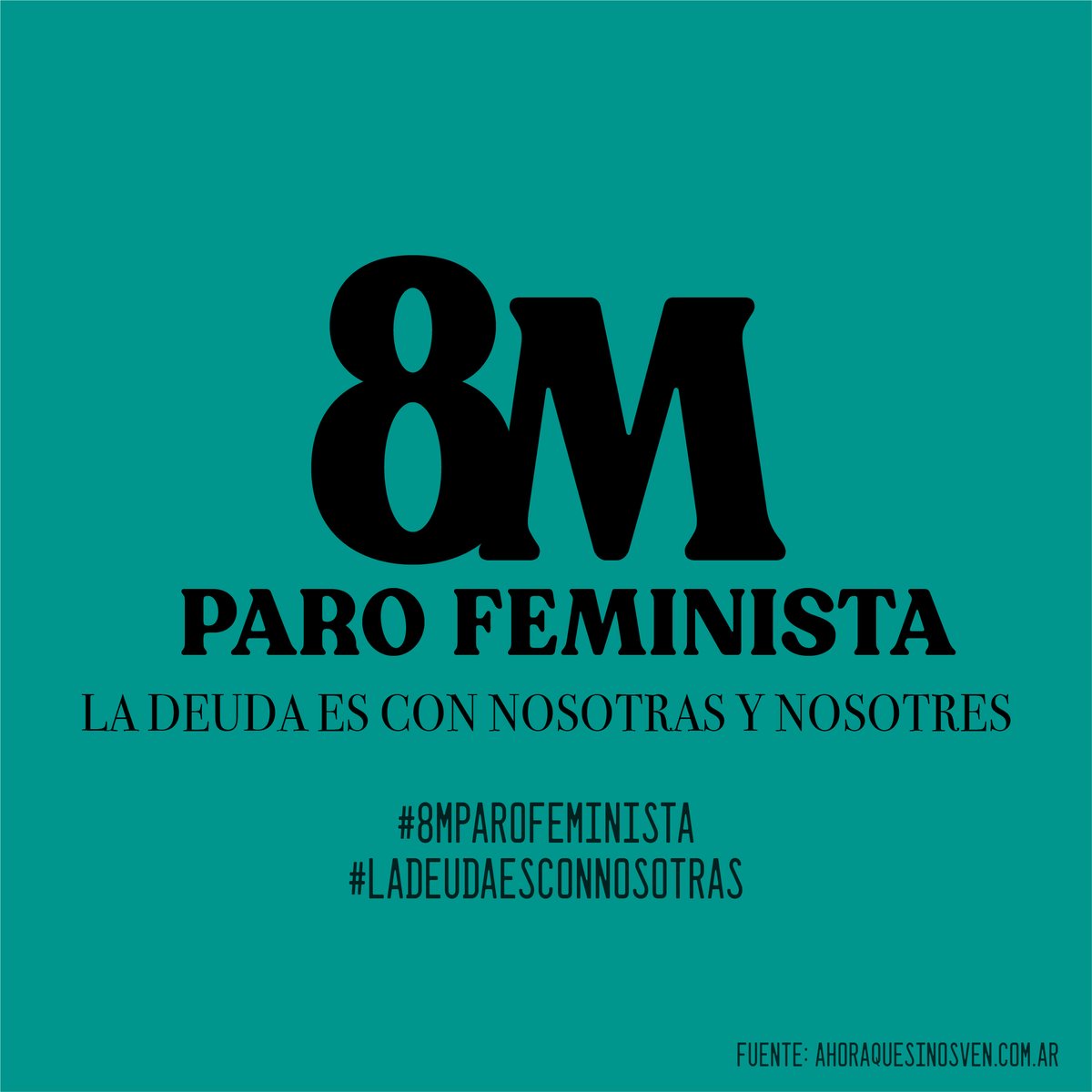 PL_Comunicacion's tweet photo. ✊🏼  Hoy salimos a luchar y gritamos bien fuerte y hondo ¡Paren de matarnos!
👥  ¡Nos vemos en las calles!
#8MParoFeminista https://t.co/XPbix9Rswe