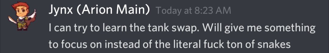 tsilevon's tweet photo. Out of context FFXIV

#FFXIV #SNAKEDANGER #WhyDidItHaveToBeSnakes https://t.co/Ym8SxfsLuY