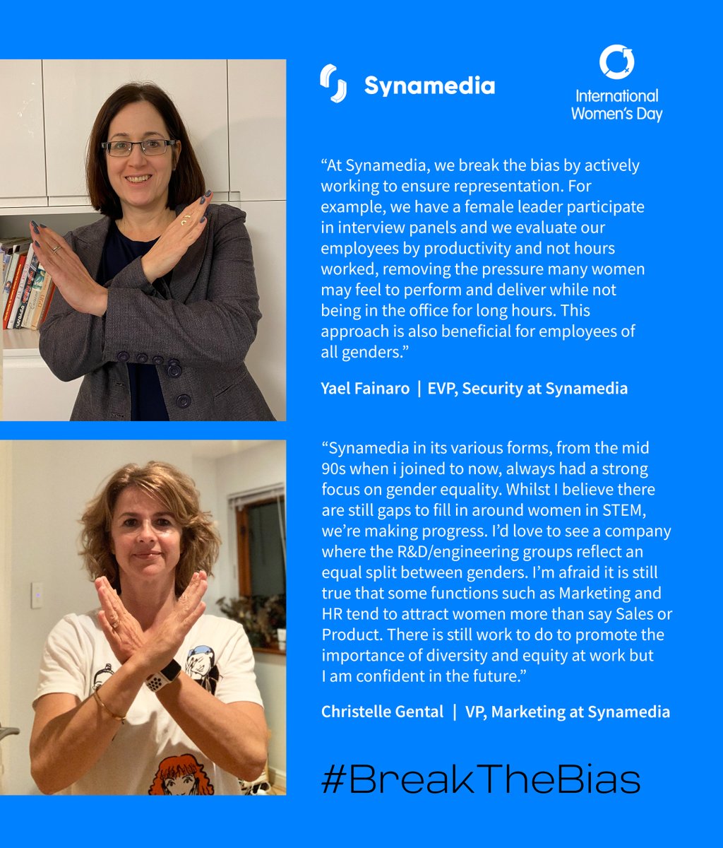 It’s International Women’s Day! Today and every day we recognize the importance of raising awareness against bias and accelerating gender parity. Follow along this week to hear more insightful perspective from our team and what #BreakTheBias means to them. #IWD22